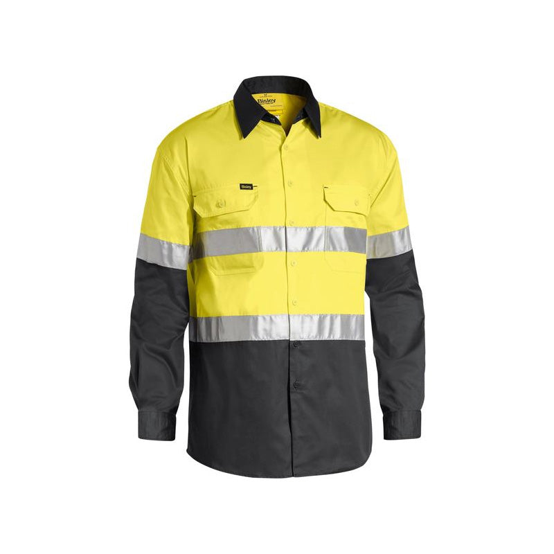 BS6696T BISLEY MENS 3M TAPED COOL HI VIS LIGHTWEIGHT SHIRT