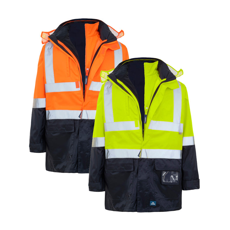 ARMOURWEAR 4IN1 (8581) HIVIS JACKET & VEST W/TAPE