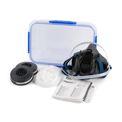 STS KIT RS01 TPE HALF MASK CA-A1/ P2 AGRICULTURAL & PAINT SPRAY RESPIRATOR KIT – LARGE