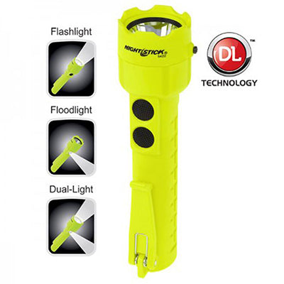 XPP-5422GA NIGHT STICK DUAL LED INTRINSICALLY SAFE TORCH – HIVIS YELLOW