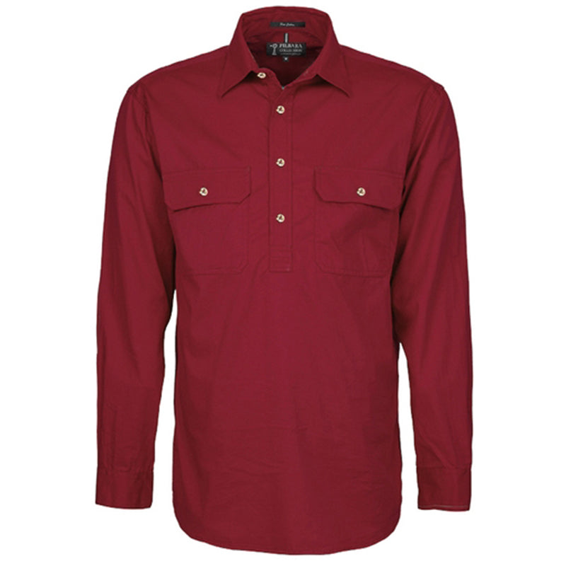 RM200CF PILBARA SHIRT MENS CLOSED FRONT LT WEIGHT