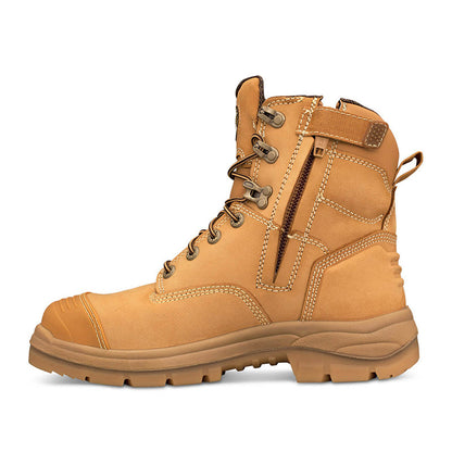 55-332Z OLIVER 150mm LACE UP ZIP SIDED BOOT WATER RESISTANT