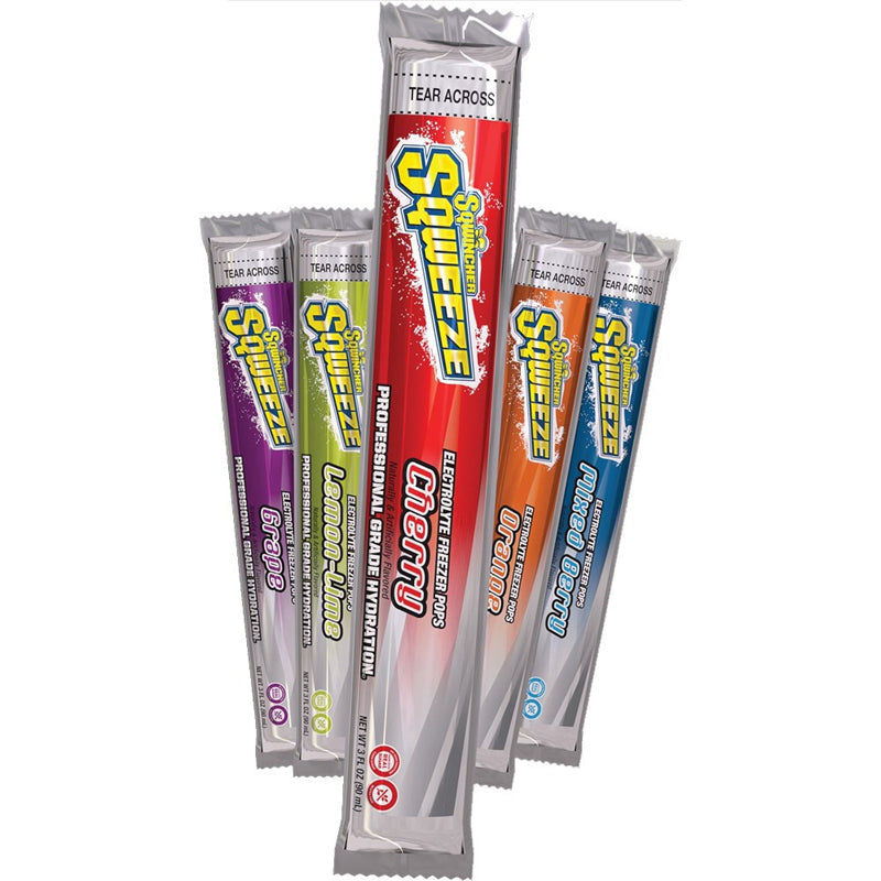 SQ159200201 SQWINCHER SQWEEZE POPS CASE=150 POPS MIXED FLAVOURS