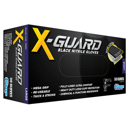 TGC X-GUARD HEAVY DUTY NITRILE GLOVE BX=50