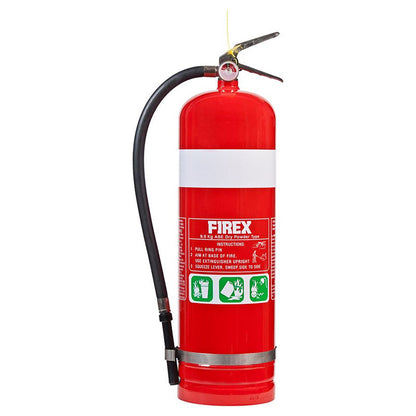 FXM90 9.0KG ABE DRY POWDER EXTINGUISHER + BRACKET  6A:80B:E