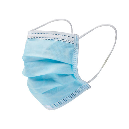 ARMOURWEAR SINGLE USE BLUE NON-SURGICAL PROCEDURE MASK 4 PLY BOX=50