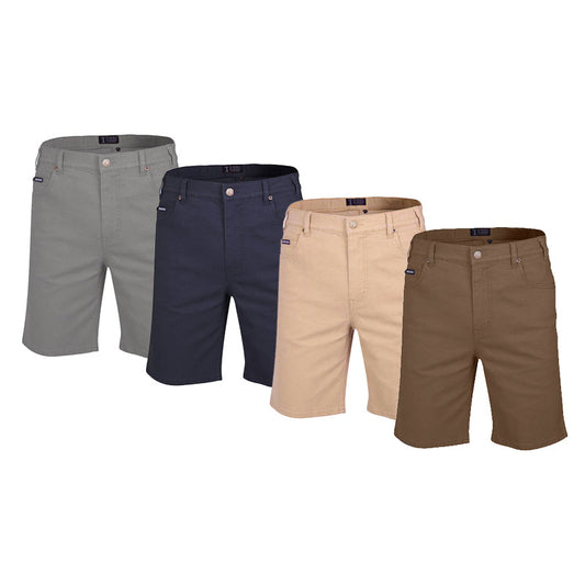 RMPC033 RITEMATE COTTON STRETCH JEAN SHORTS 300GMS