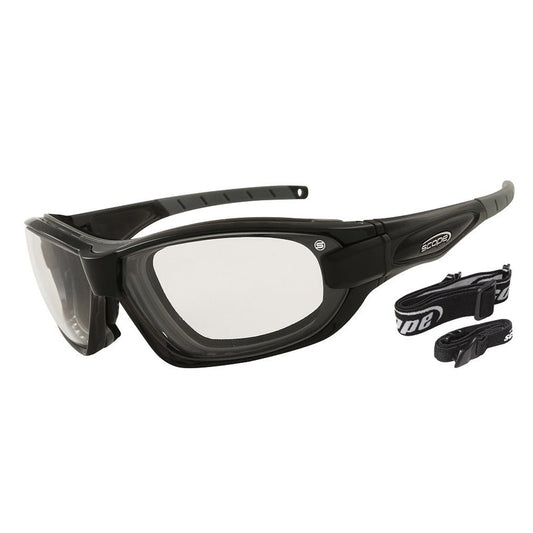 151C-G SCOPE GENISYS PLUS CLEAR LENS WITH GASKET + STRAP SAFETY GLASSES