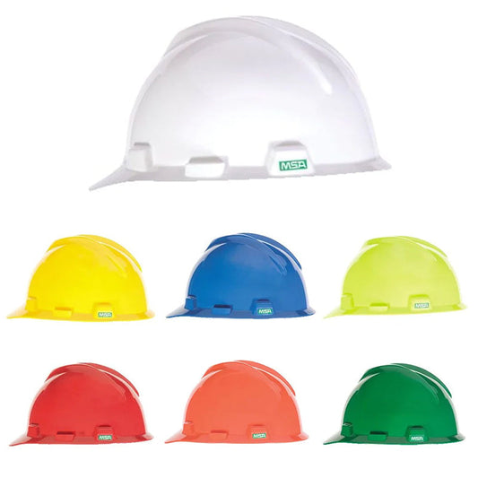 226025FL MSA V-GARD ELITE UNVENTED CAP FLUORO LIME