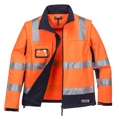 K8074 HUSKI CHASSIS SOFT SHELL JACKET CW TAPE
