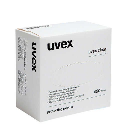 1008 UVEX REPLACEMENT TISSUES – PACK OF 450 TISSUES