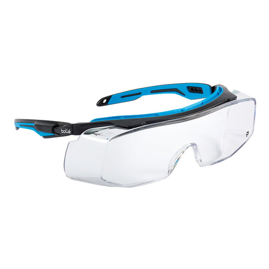 TRYOPSI BOLLE TRYON PLATINUM ANTI-SCRATCH ANTI-FOG CLEAR LENS SAFETY GLASSES