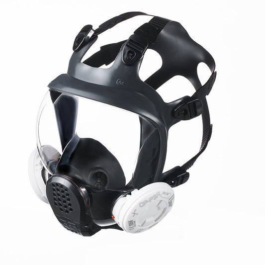 40157 FS01 STS FULL FACE TPE WIDE 3D CURVE VISOR RESPIRATOR LARGE
