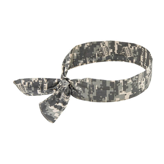 6700 ERGODYNE CHILL-ITS EVAPORATIVE COOLING BANDANA/NECK TIE CAMOFLAGE