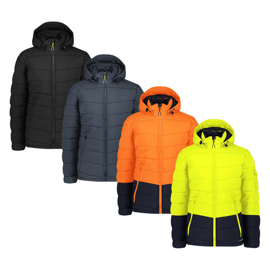 ZJ240 SYZMIK UNISEX STREETWORX HOODED PUFFER JACKET