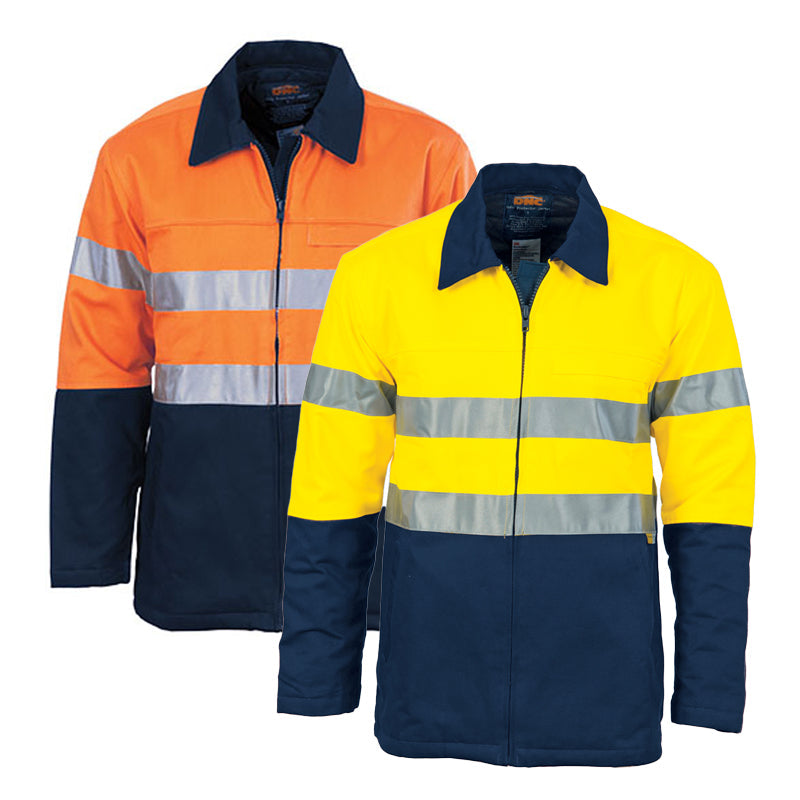 3858 DNC 100% COTTON DRILL JACKET WITH TAPE