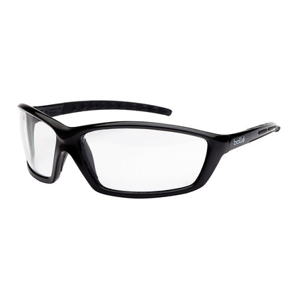 1626401 BOLLE PROWLER GLOSS BLACK FRAME CLEAR LENS SAFETY GLASSES