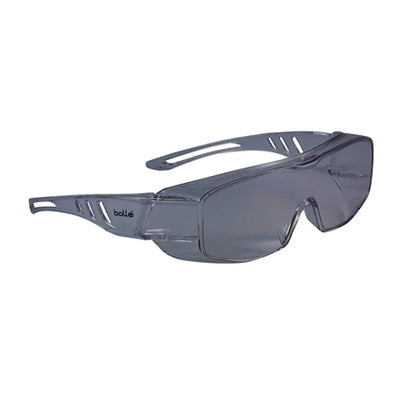 1680502 BOLLE OVERLIGHT 2 ANTI-SCRATCH ANTI-FOG SMOKE LENS SAFETY GLASSES