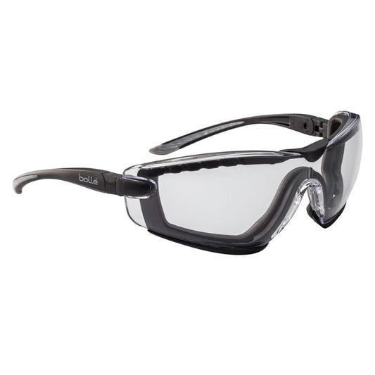 PSSCOBF027 BOLLE COBRA PLATINUM CLEAR ANTI-SCRATCH ANTI-FOG LENS SAFETY GLASSES