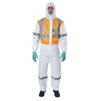 MG18-143BC ALPHATEC 1800BC – 143 DISPOSABLE COVERALL WITH REFLECTIVE TAPE