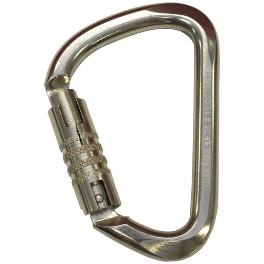 8700130 KARABINER 20mm THROAT 16kN GATE 41kN CAP EYE