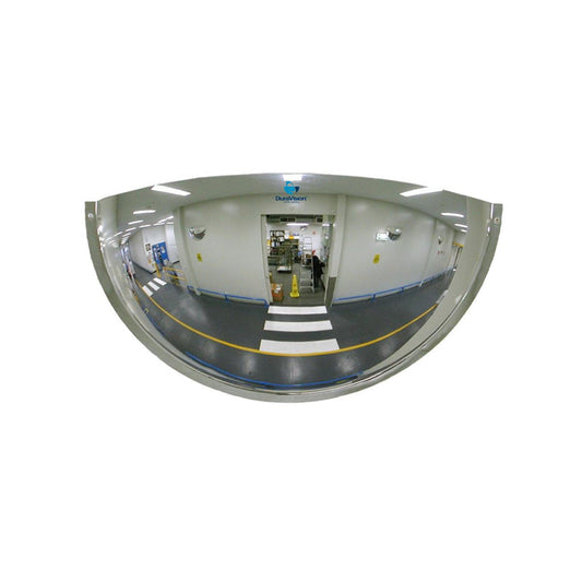6393 900x450MM ACRYLIC HALF DOME INDOOR WALL MOUNT 180DEG