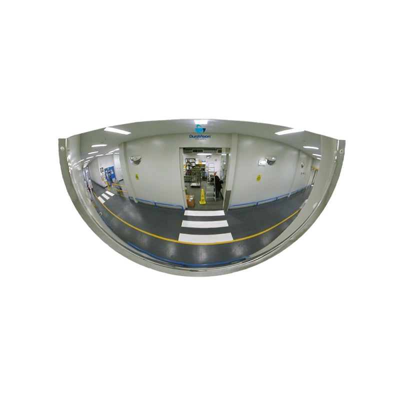 6393 900x450MM ACRYLIC HALF DOME INDOOR WALL MOUNT 180DEG