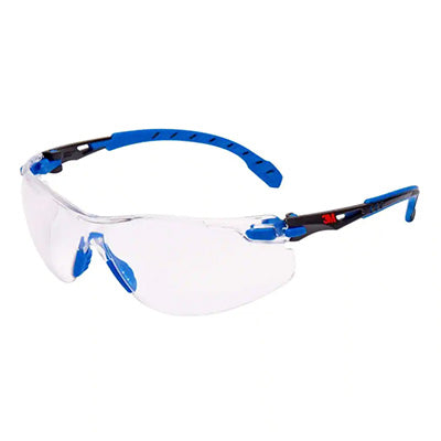 S1201SGAF-AS 3M SOLUS 1000 CLEAR LENS WITH SCOTCHGUARD COATING SAFETY GLASSES – FOAM GASKET & HEADSTRAP