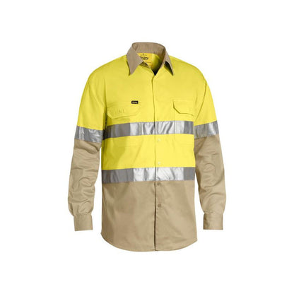 BS6696T BISLEY MENS 3M TAPED COOL HI VIS LIGHTWEIGHT SHIRT
