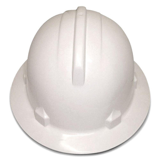 7012920858 HH40:WH 3M ABS WIDE BRIM SAFETY HELMET WHITE AT010703455