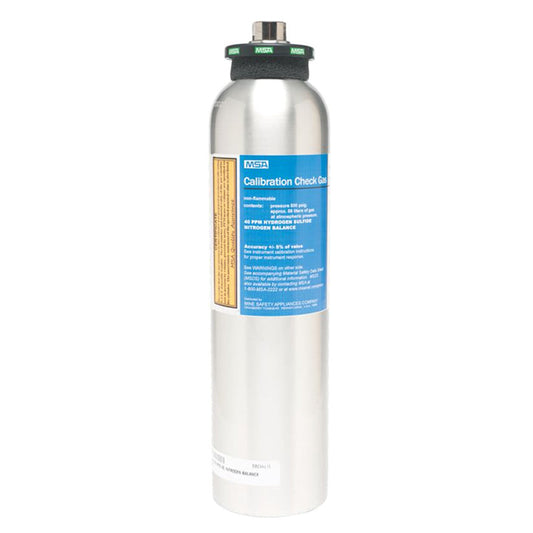 10150595 MSA CALIBRATION GAS 116L (58% LEL, 60 PPM CO, 2 PPM H2S, 15% O2)