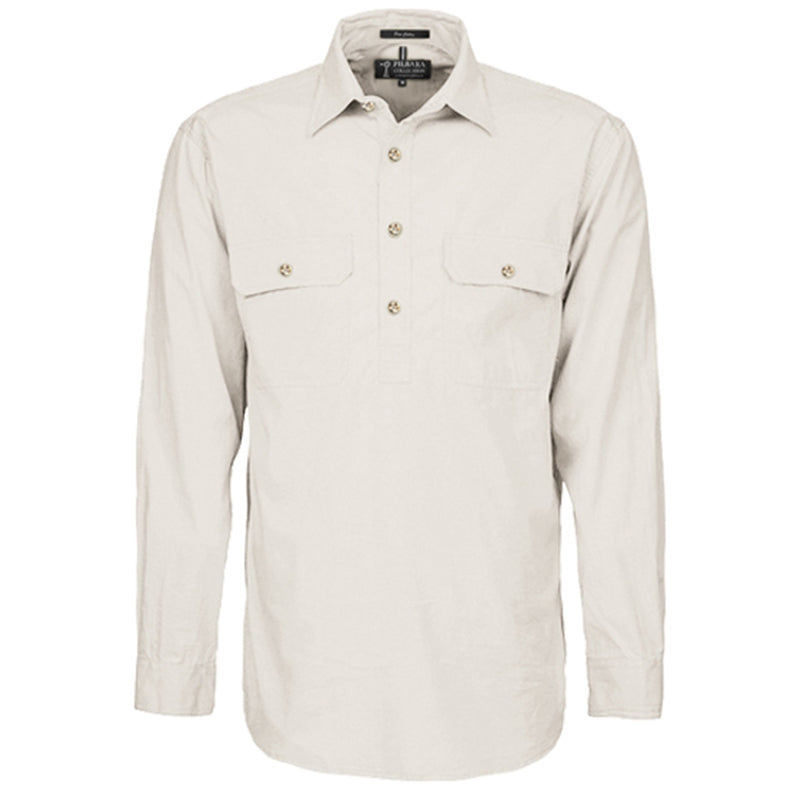 RM200CF PILBARA SHIRT MENS CLOSED FRONT LT WEIGHT