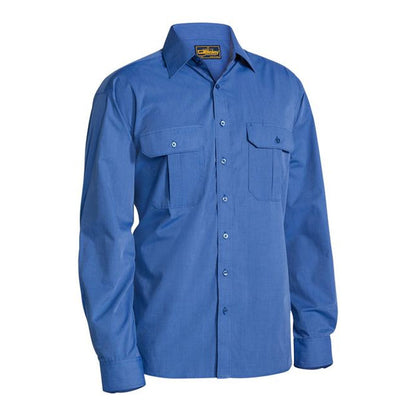 BS6031 BISLEY MENS METRO LONG SLEEVE SHIRT