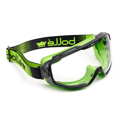 UNIVGN11W BOLLE UNIVERSAL PC CLEAR PLATINUM LENS TOP BOTTOM SEALED SAFETY GOGGLES