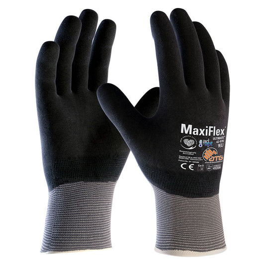42-876 ATG MAXIFLEX ULTIMATE AD-APT SAFETY GLOVE NBR COATING NYLON/SPANDEX LINER