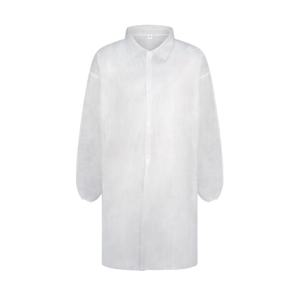 ARMOURWEAR HACCP 25GSM WHITE LAB COAT NO POCKET BX=50