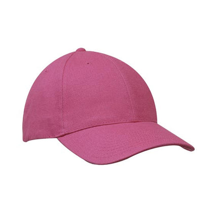 4199 6 PANEL HEAVY BRUSH COTTON B/BALL CAP