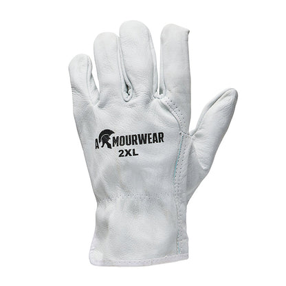F12-1H2X ARMOURWEAR RIGGERS GLOVE COW HIDE BEIGE 2XL