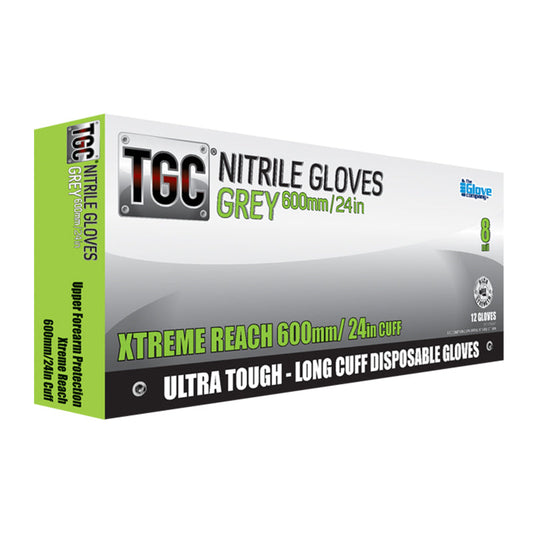 600mm EXTREME REACH NITRILE GLOVE BOX 12