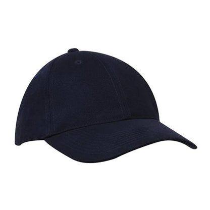 4199 6 PANEL HEAVY BRUSH COTTON B/BALL CAP