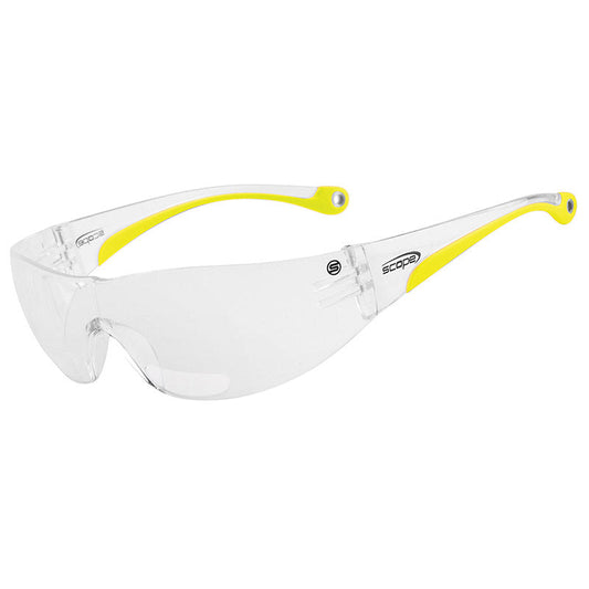130C-2.5 SCOPE MAX VUE CLEAR +2.5 ANTI FOG ANTI SCRATCH LENS SAFETY GLASSES