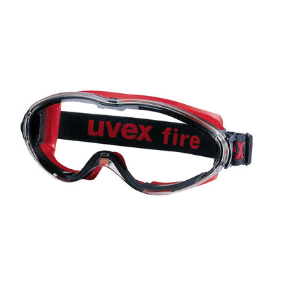 9302-342 UVEX ULTRASONIC RED FLAME RESISTANTI POLY LENS SAFETY GOGGLES