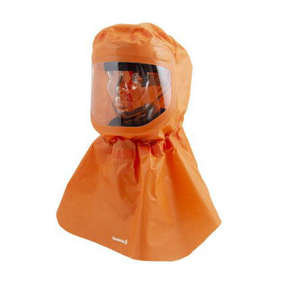 195-06380 SUNDSTROM SR602 MICROCHEM 4000 HOOD WITH HOSE ORANGE