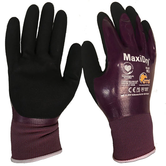 56-427 MAXIDRY NITRILE FULL COAT PURPLE