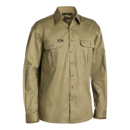 BS6433 LONG SLEEVE DRILL SHIRT