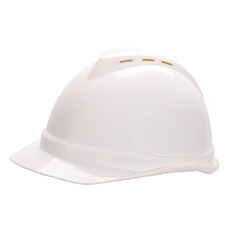 229700WH6V MSA V-GARD ADVANCE 500 CAP 6 POINT VENTED WHITE