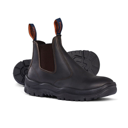 240090 MONGREL ELASTIC SIDE BOOT KIP LEATHER V CUT