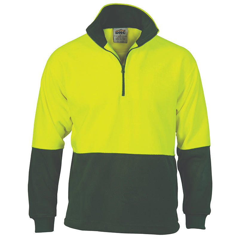 3825 DNC 1/2 ZIP  POLAR FLEECE WINDCHEATER