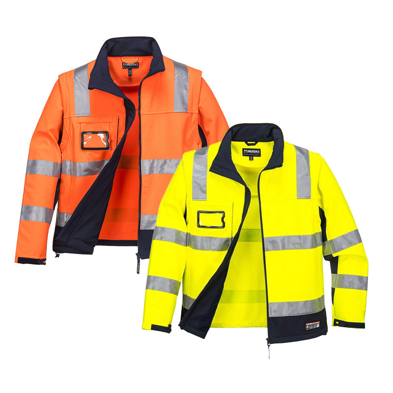 K8074 HUSKI CHASSIS SOFT SHELL JACKET CW TAPE