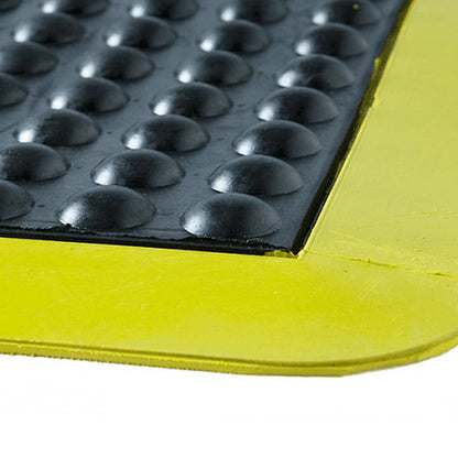 BARDWELL BUBBLE MAT WITH YELLOW BORDERS 900mm x 1200mm